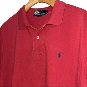 Polo Ralph Lauren Vintage Men’s Size L Brick Red Short Sleeve Polo Shirt